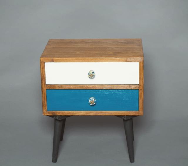 Comodino Anni '60, arredo fatto a mano da HATEWOODLAB