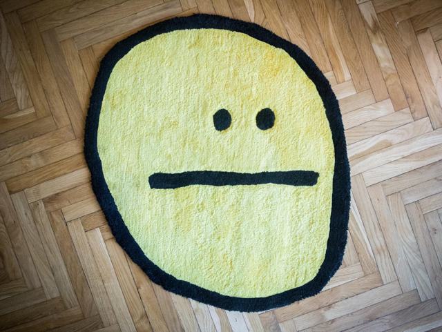 Tappeto Meh, tappeto fatto a mano da HATEWOODLAB