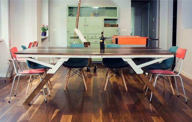 Tavolo Ping Pong, tavolo fatto a mano da HATEWOODLAB